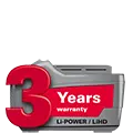 3 jaar garantie