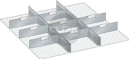 Lista 100.349.000 Set indelingsmateriaal 36x36E FH100/125 2S/8M
