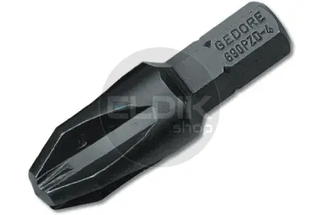 Gedore 690 PZD 1 S-010 Schroefbit Pozidrive, 10 Dlg - PZ1 - 6552790