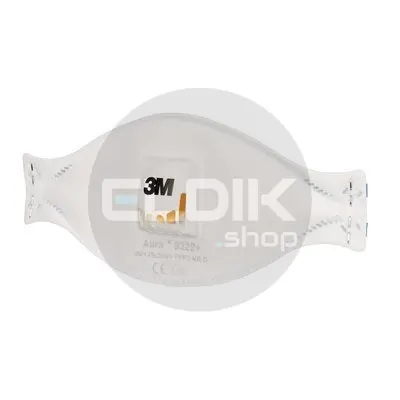3M 9322+ Stofmasker FFP2, met ventiel - 7000088722