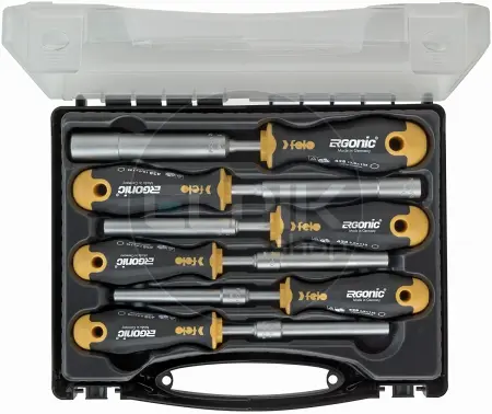 Felo 428 106 36 Schroevendraaierset Sok/Zeskant | 6-delig