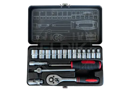 E-Tools 18 Delige Doppenset 1/4"