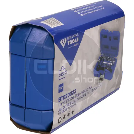 Brilliant Tools BT020023 23 Delige Doppenset 1/4"