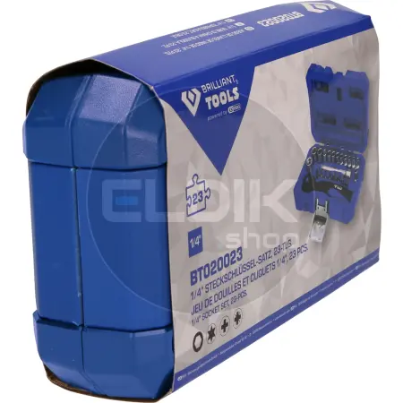 Brilliant Tools BT020023 23 Delige Doppenset 1/4"