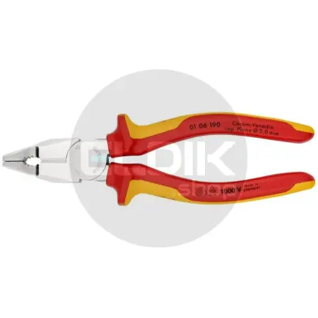 Knipex 01 06 190 Kombi-tang chroom vanadium 190 mm VDE
