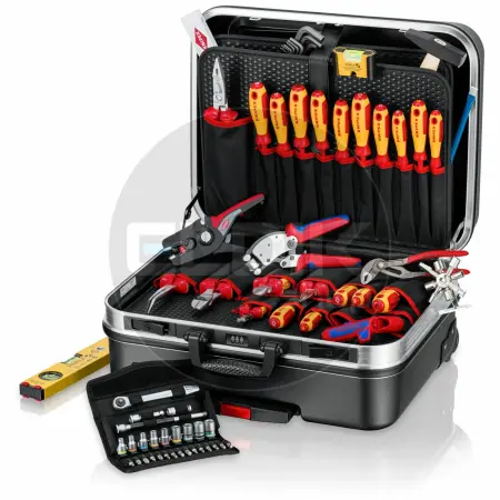 Knipex BIG Basic Move 68 Delige Gevulde Gereedschapskoffer - Elektra - 00 21 06