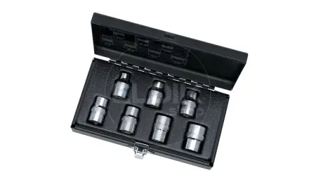 Polar 5090-1207 7 Delige E-Torx Doppenset 1/2"