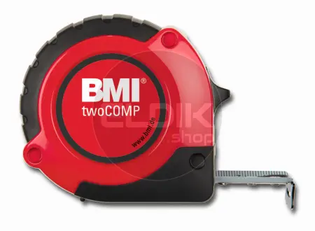 BMI TwoComp 472 Rolbandmaat ABS met zachte handgreep | 8 meter - 472841021