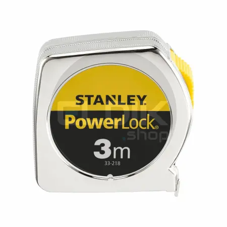 Stanley 0-33-218 Rolbandmaat Powerlock 3m - 12,7mm metaal