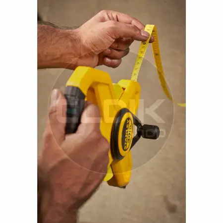 Stanley 2-34-792 Landmeter Fiberglas 30m - 12,7mm open kast