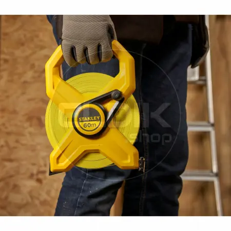 Stanley 2-34-795 Landmeter Fiberglas 60m - 12,7mm open kast