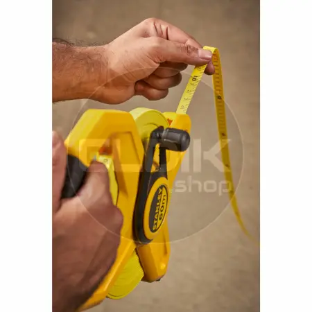 Stanley 2-34-795 Landmeter Fiberglas 60m - 12,7mm open kast