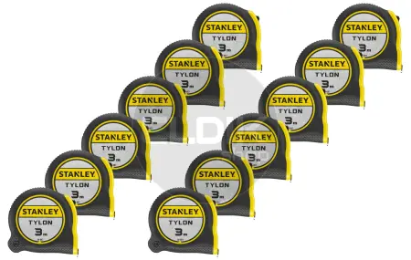Stanley 0-30-687/10 12 x Rolbandmaat Tylon 3m - 12,7mm