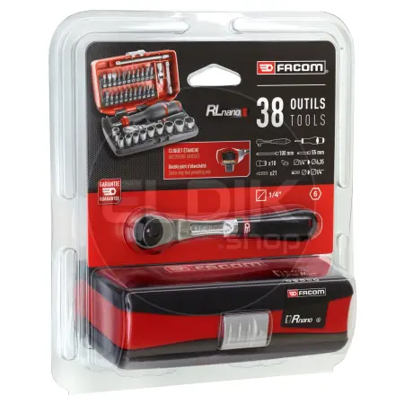 Facom RL.NANO1 37 Delige NANO Doppenset 1/4"
