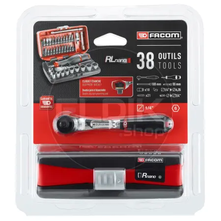 Facom RL.NANO1 37 Delige NANO Doppenset 1/4"
