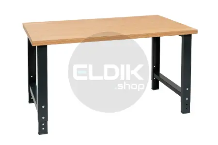 Lista Werkbank multiplex | B1500 x D750 x H740/1090 mm | Antraciet