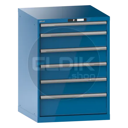 Lista 14.509.010 Werkplaatskast |B717 x D725 x H1000 | 6 laden | Blauw