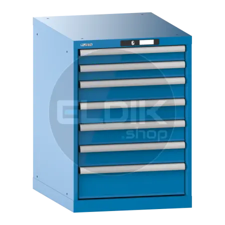 Lista 14.367.010 Werkplaatskast |B564 x D725 x H800 | 7 laden | Blauw