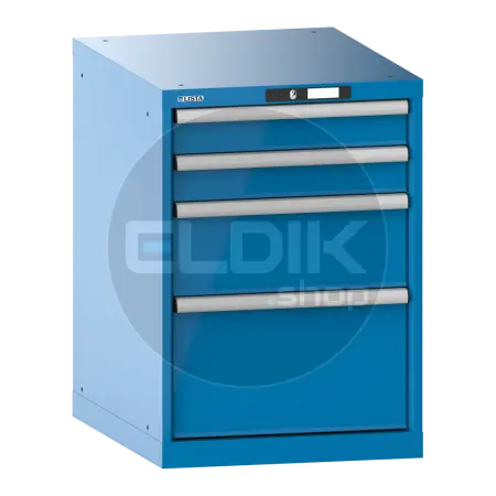 Lista 14.371.010 Werkplaatskast |B564 x D725 x H800 | 4 laden | Blauw
