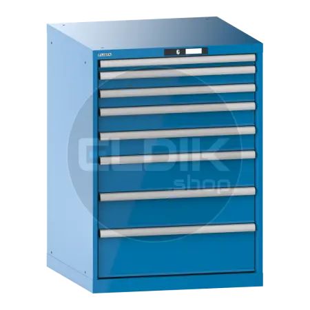 Lista 14.414.010 Werkplaatskast |B717 x D725 x H1000 | 8 laden | Blauw