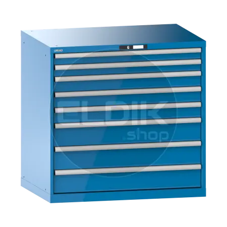 Lista 14.513.010 Werkplaatskast |B1023 x D725 x H1000 | 8 laden | Blauw