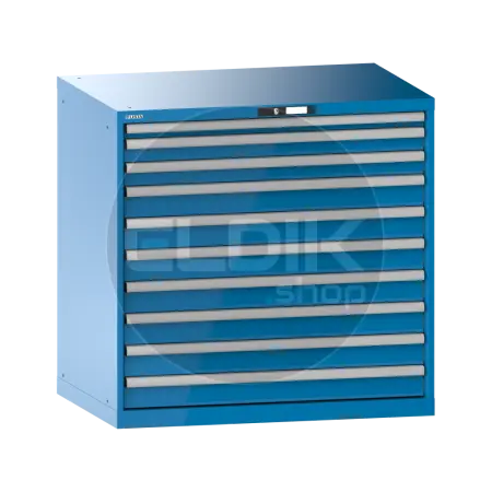 Lista 14.514.010 Werkplaatskast |B1023 x D725 x H1000 | 10 laden | Blauw