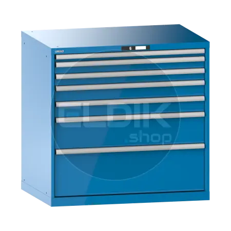 Lista 14.516.010 Werkplaatskast |B1023 x D725 x H1000 | 7 laden | Blauw