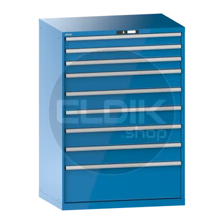 Lista 14.518.010 Werkplaatskast |B1023 x D725 x H1450 | 9 laden | Blauw