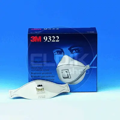 3M 9322+ Stofmasker FFP2, met ventiel - 7000088722