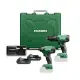 Hikoki KC18DAWCZ Combiset 18V | 2 x 2.0 Ah accu en lader | In koffer