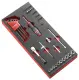 Facom MODM.RL161-36 Foam Module 38 Delige 1/4” Doppen en hulpstukken