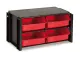 Tayg 304002 Stapelbare wandkast met klep - 4 bakken