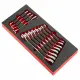Facom MODM.467BJ12PB Foam Module 12 Delige Ringsteeksleutels met ratel