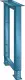 Lista 43.231.010 Werkbankvoet verstelbaar | H700/1050 x B80 x D725 | Blauw