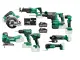 Hikoki KC18KIDLEV1 Combiset | 9 machines, 2 accu's en lader