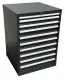 E-Tools | premium line 75737 Werkplaatskast | B717 x D725 x H1000 | 8 laden | Antraciet