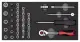 Gedore Red R22150006 Module 37 Delige Dopsleutelset 1/4” - 3301705