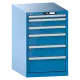 Lista 14.407.010 Werkplaatskast |B564 x D725 x H850 | 6 laden | Blauw
