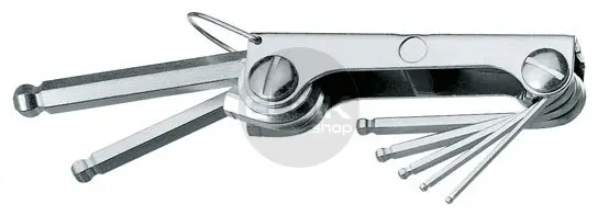 Gedore SCL 42-70 7 Delige Inbussleutelset in Metalen Houder - 6347350
