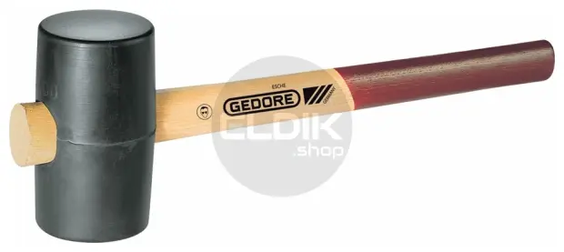 Gedore 227 E-4 Rubber Hamer – Hickory Steel 90 mm - 8827120