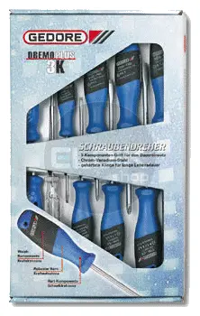 Gedore 2150-2160 PH-010 10 Delige Schroevendraaierset - 1482343