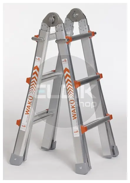 Waku 100 Telescoopladder 4x3 - 1413800100