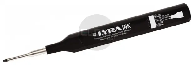 Lyra 4480099 Markeerstift voor diepe gaten, zwart