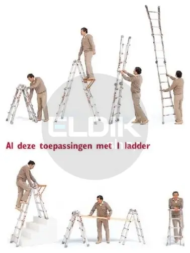 Waku 103 Telescoopladder 4x6 - 1413800103