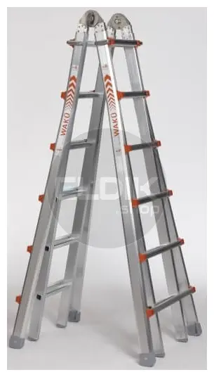 Waku 103 Telescoopladder 4x6 - 1413800103