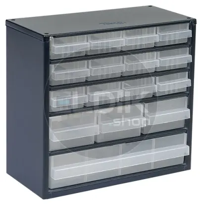 Raaco 616-123 16 Laden Metalen Ladekast - 137560