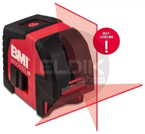 BMI AutoCROSS 4 Kruislijnlaser rood - 654-AC4R