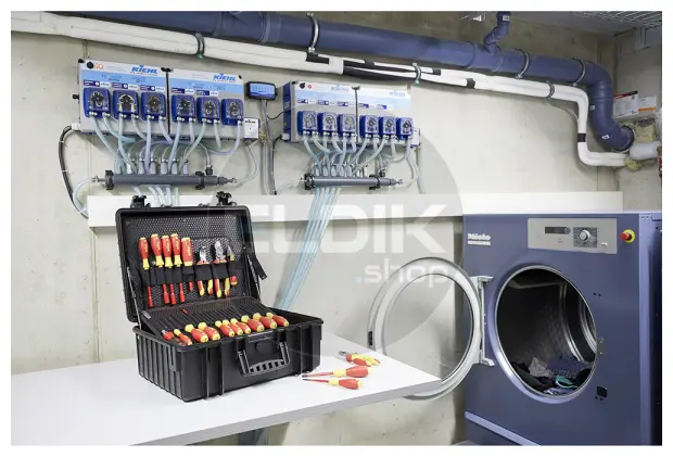 Wiha 40523 Gereedschapset elektricien Competence XL assorti 83-delig incl. koffer - 9300702