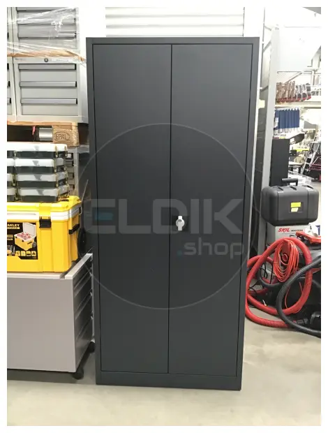 E-Tools Vleugeldeurkast B800 x D380 x H1800 mm | Antraciet