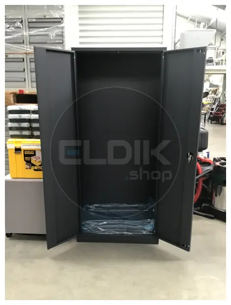 E-Tools Vleugeldeurkast B800 x D380 x H1800 mm | Antraciet